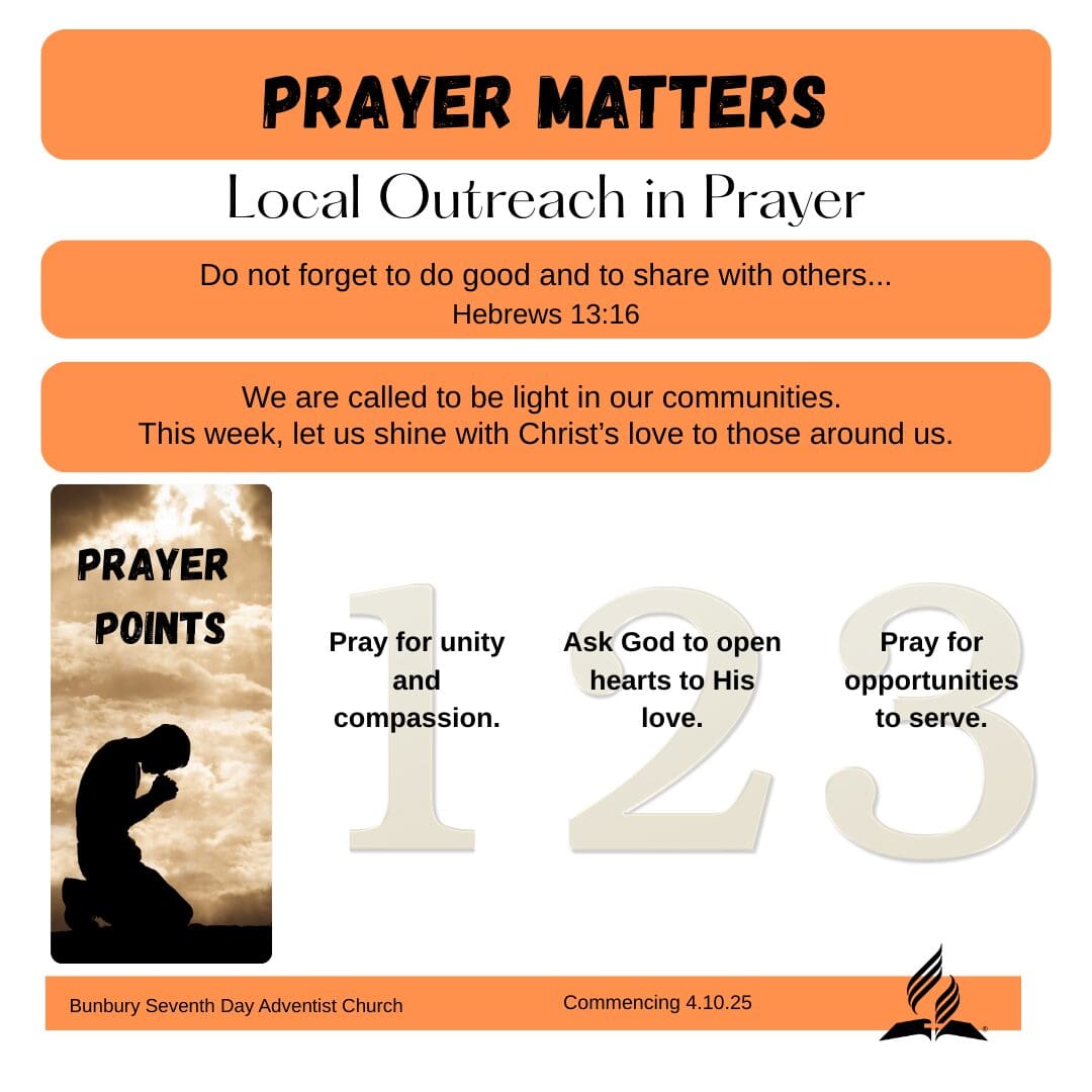 Prayer Matters Prayer Matters