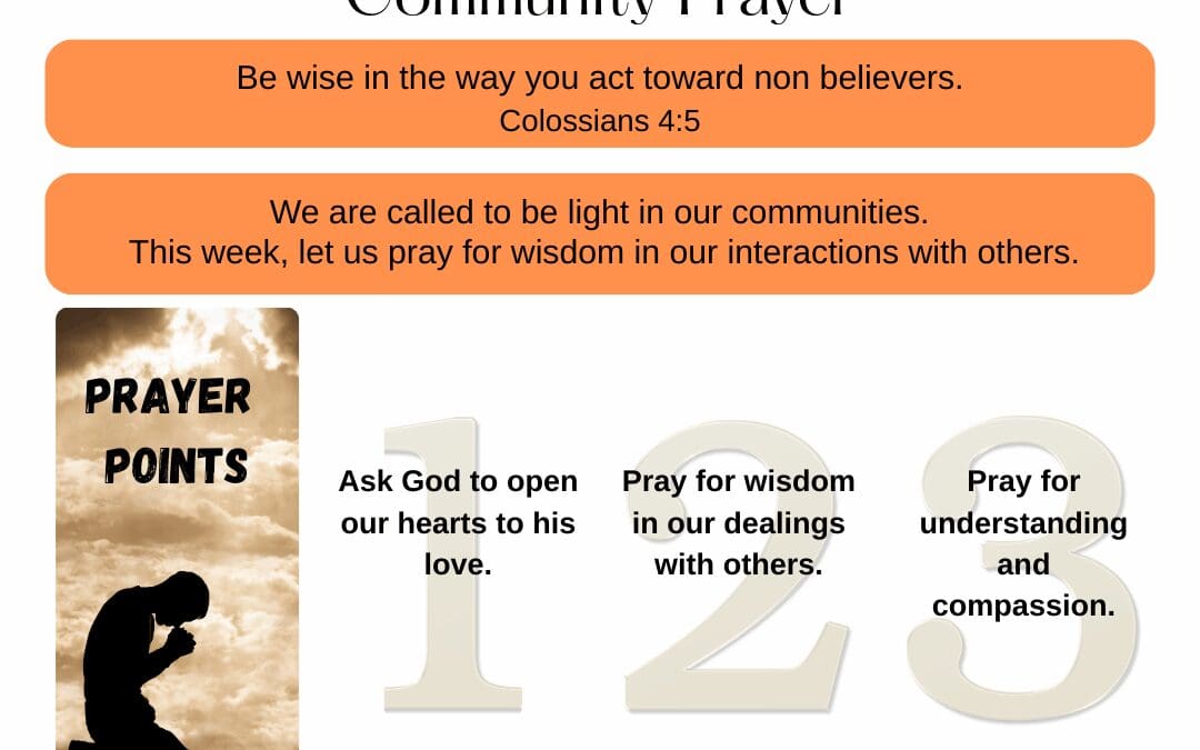 Prayer Matters – 11.10.2025