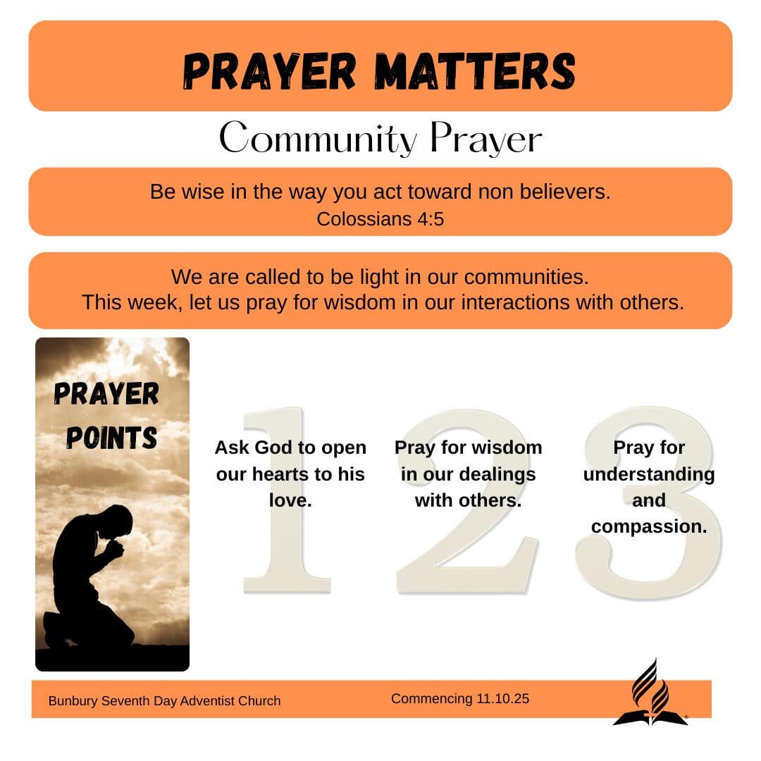 Prayer Matters Prayer Matters